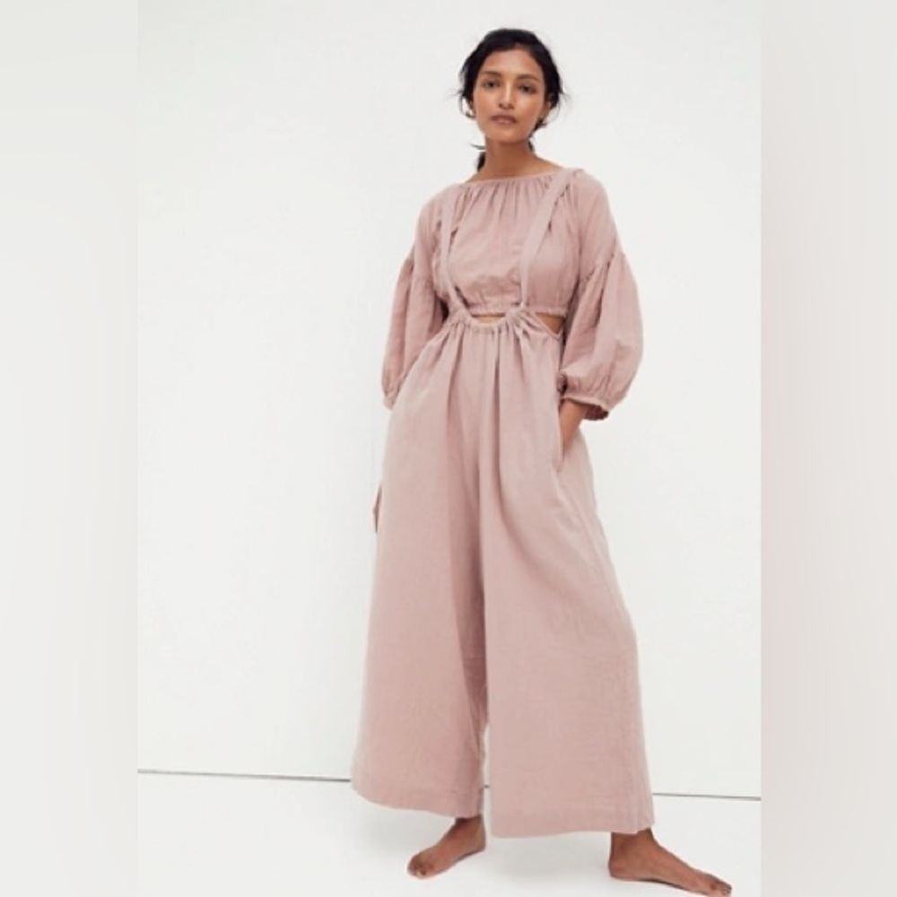 free people ready to escape 2 piece cotton gauze set